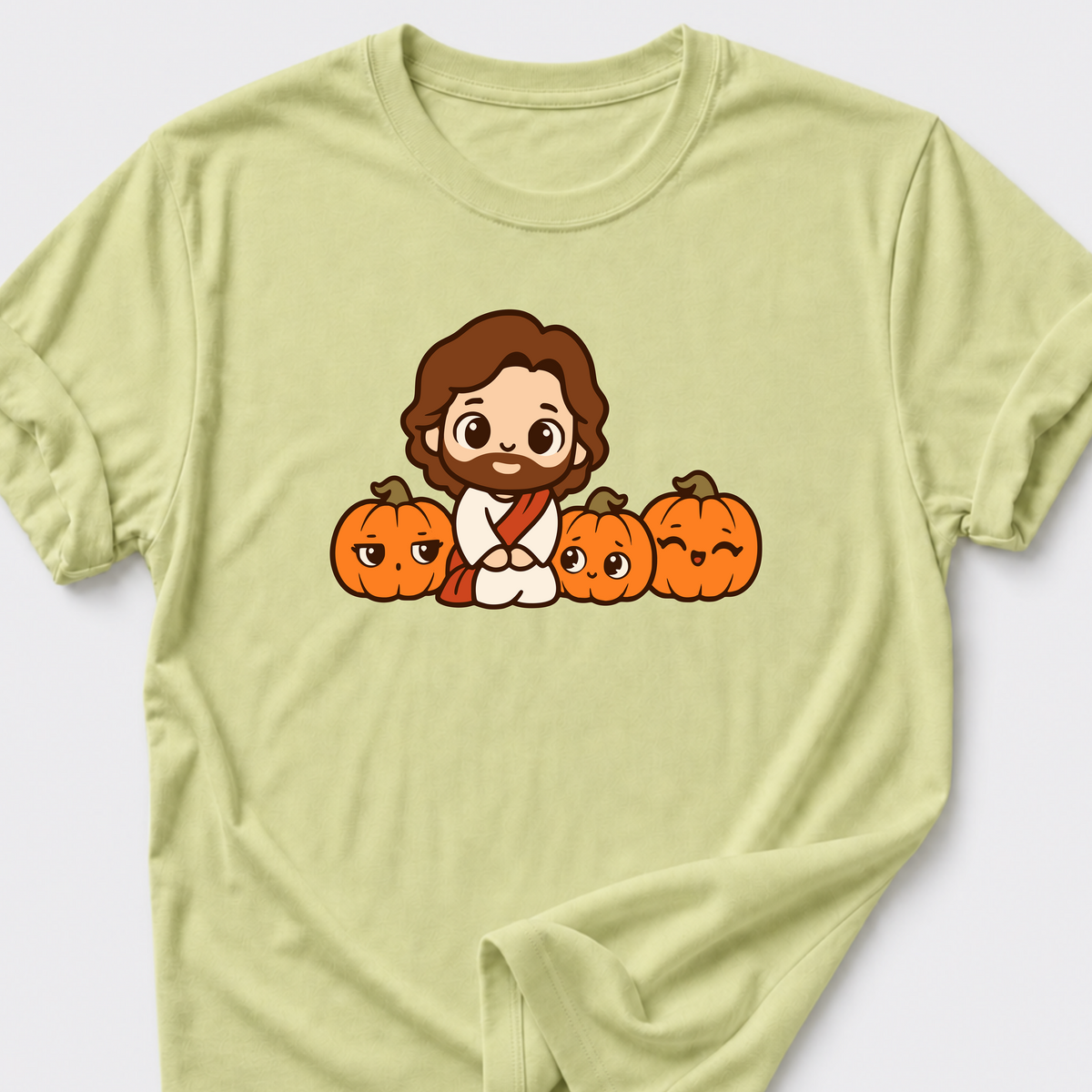 Chibi Jesus with Pumpkins T-Shirt