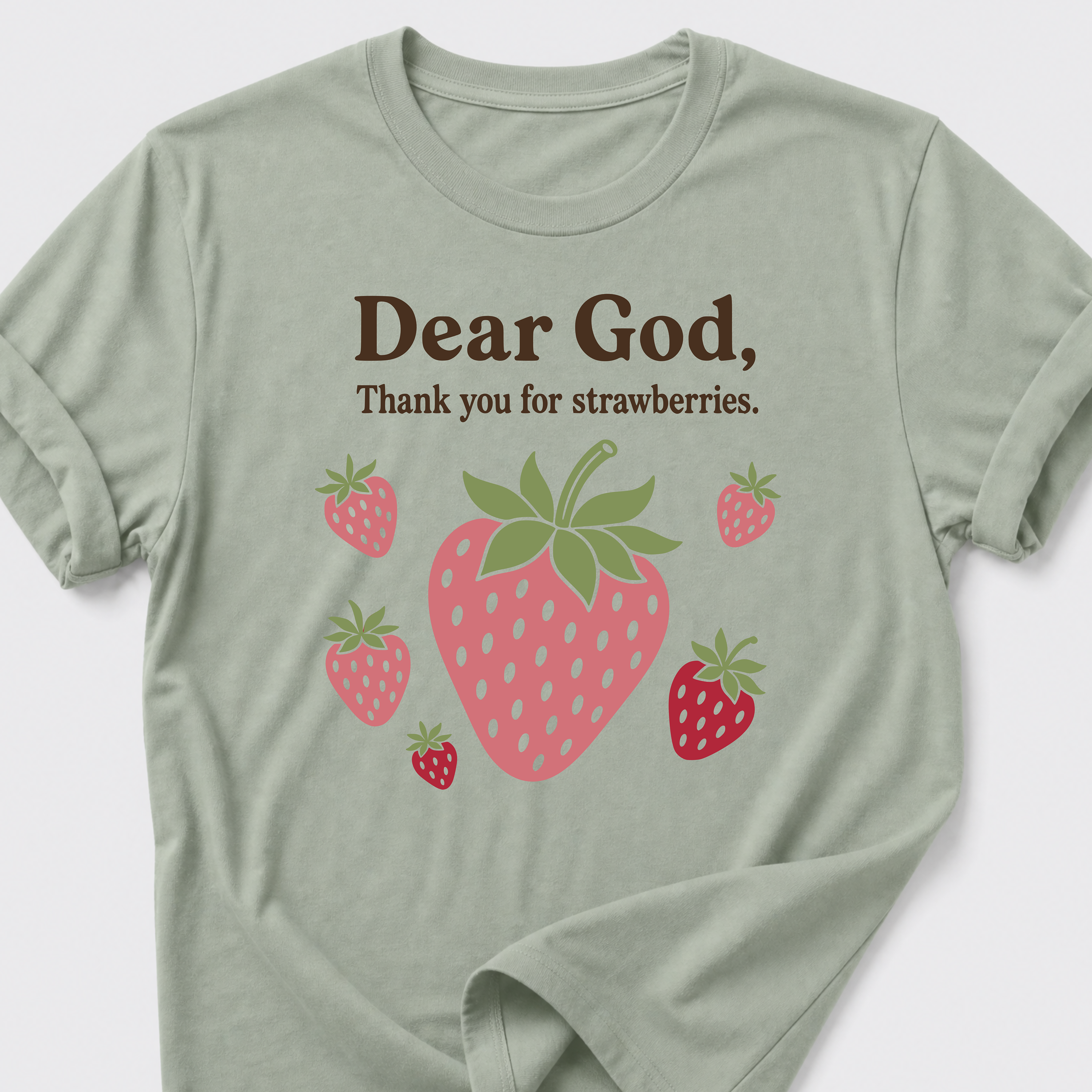 Dear God • Strawberries T-Shirt
