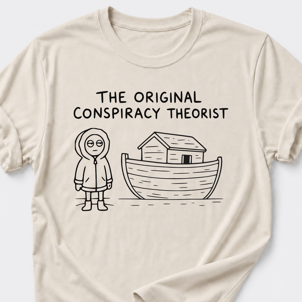 The Original Conspiracy Theorist T-Shirt • Noah's Ark