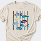 God Provides with Two Fish and Five Loaves T-Shirt