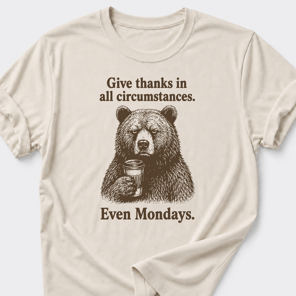 Give Thanks • Bear T-Shirt