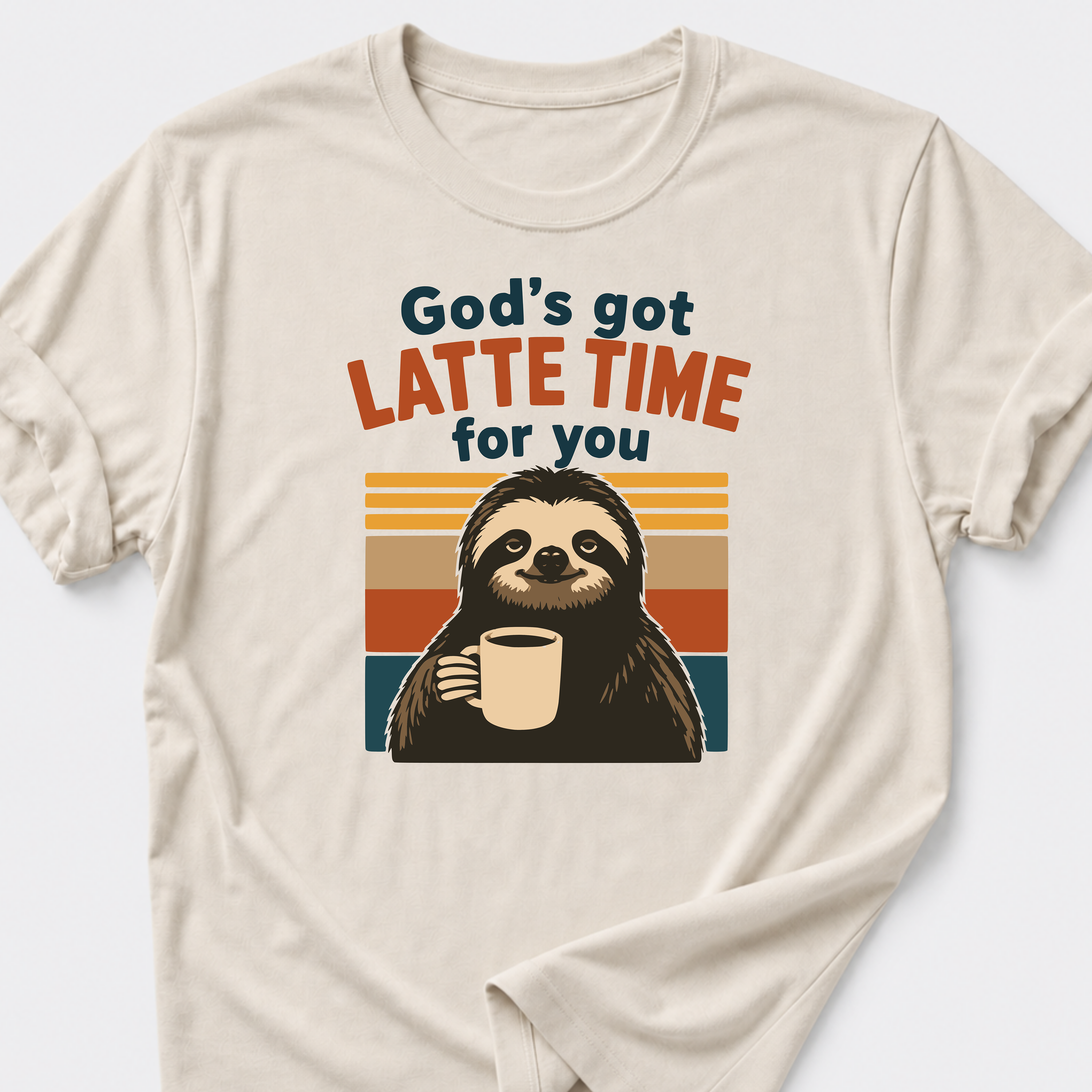 Latte Time • Sloth T-Shirt