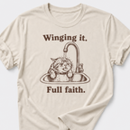 Winging It • Cat T-Shirt