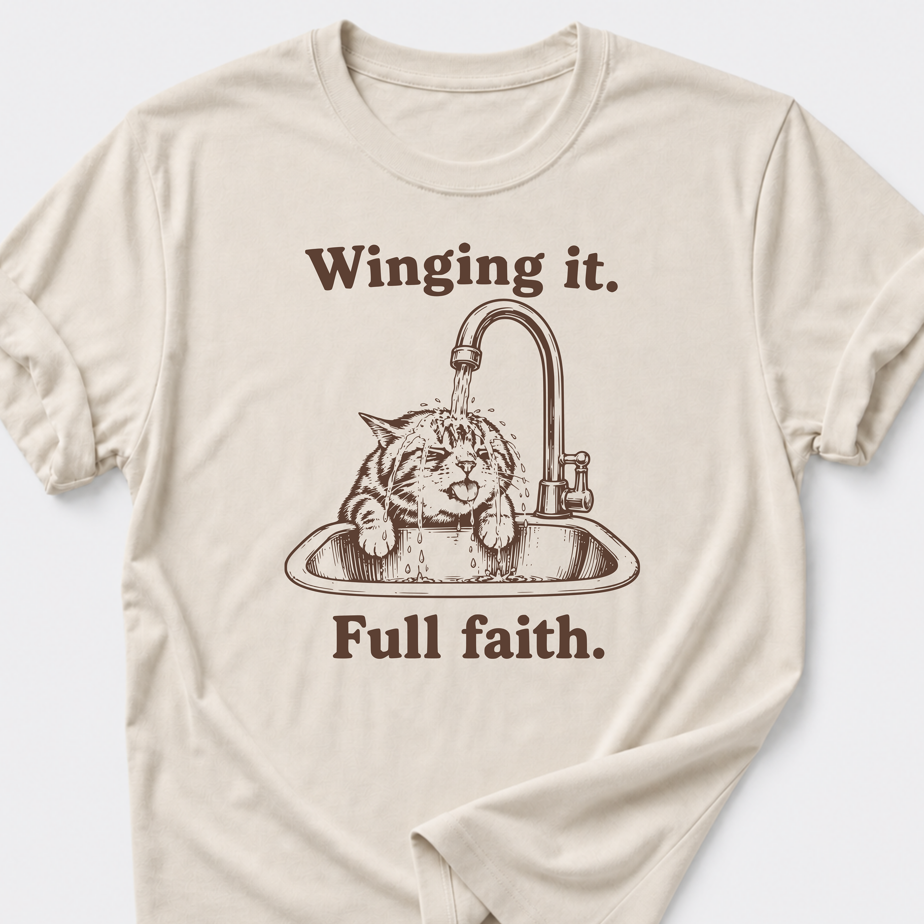 Winging It • Cat T-Shirt