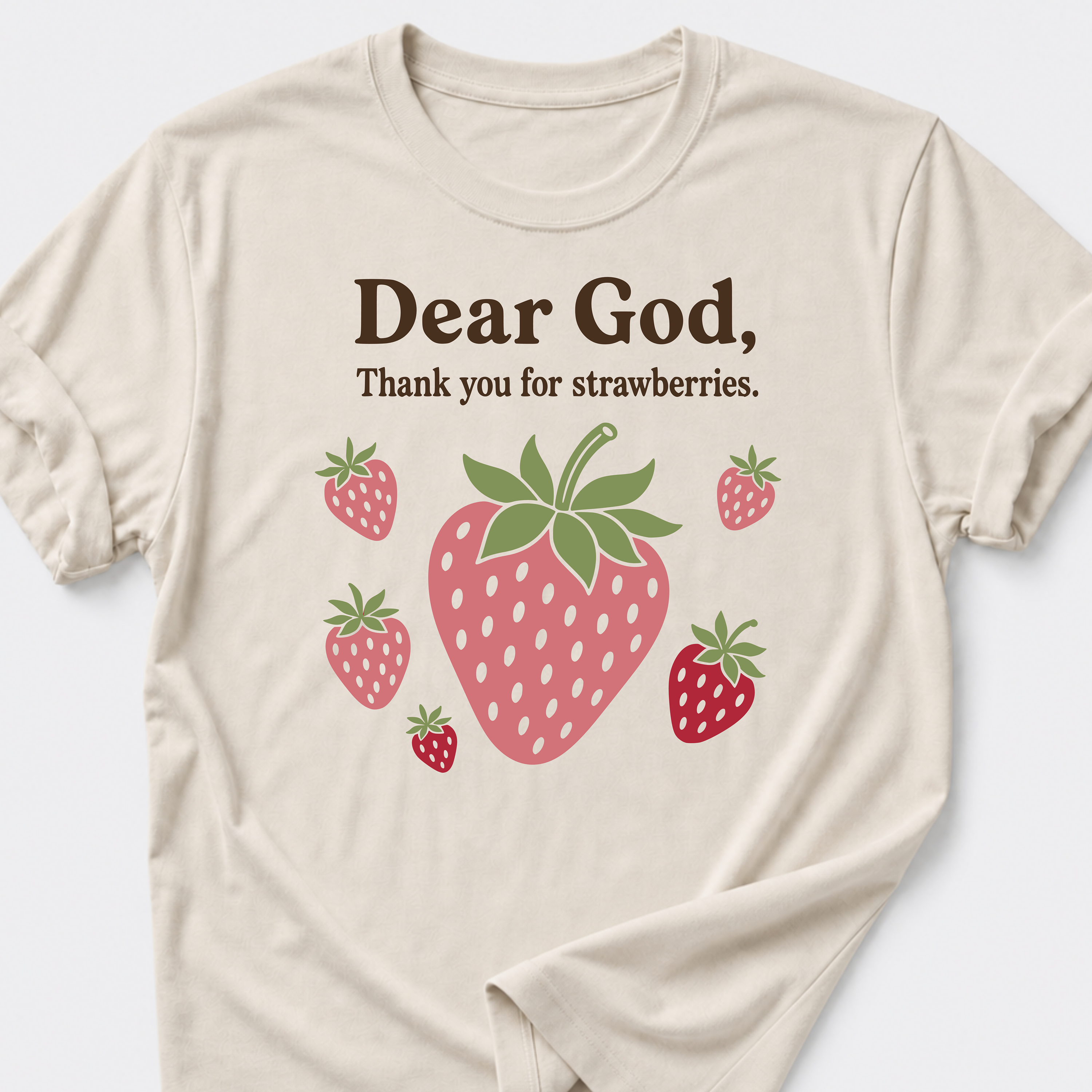 Dear God • Strawberries T-Shirt