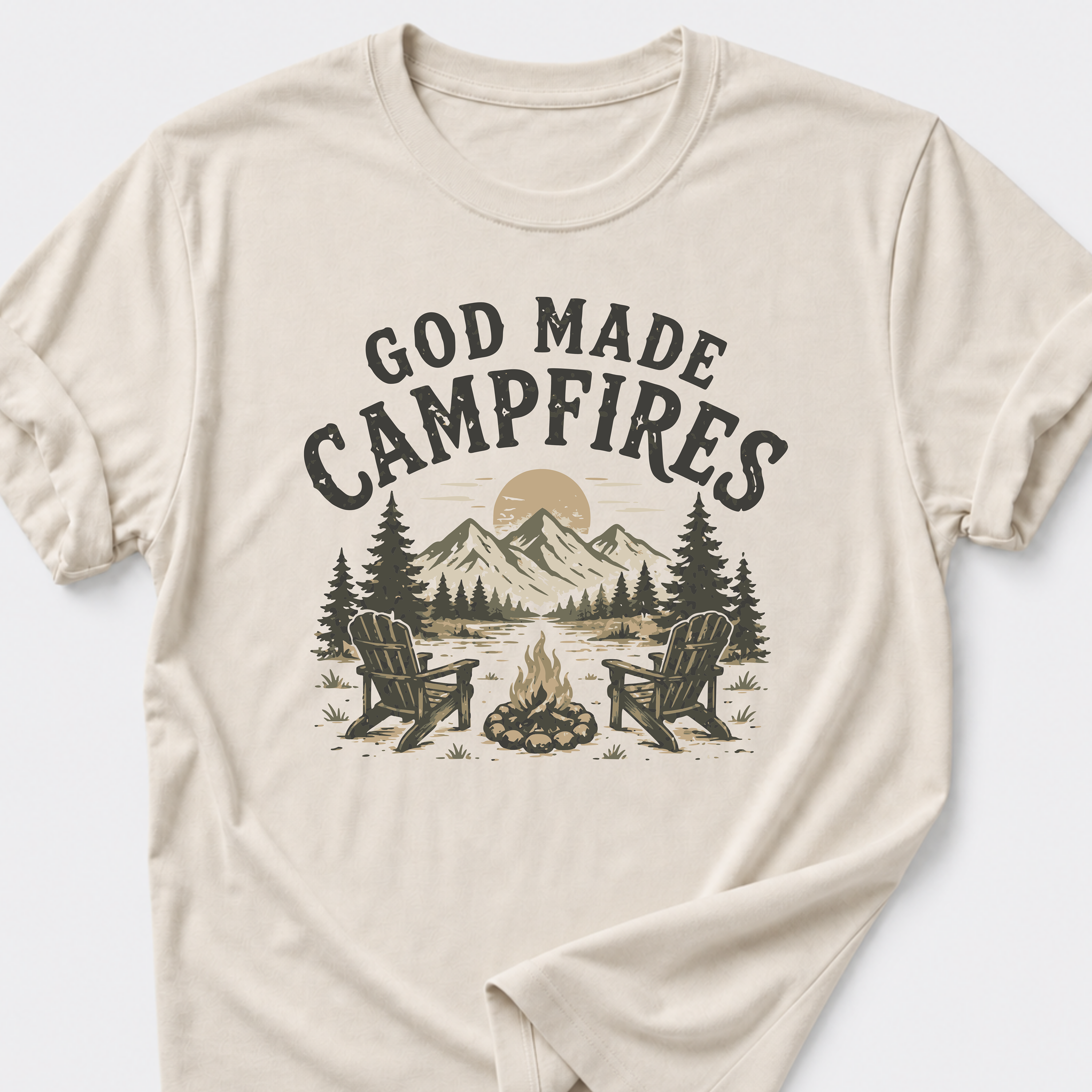 God Made Campfires T-Shirt