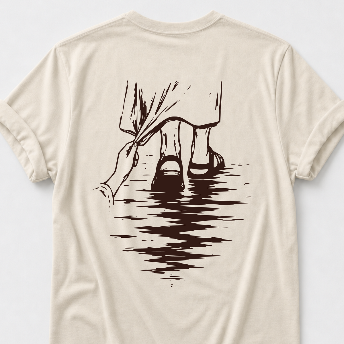 She Touches His Garment • Unnamed Woman T-Shirt