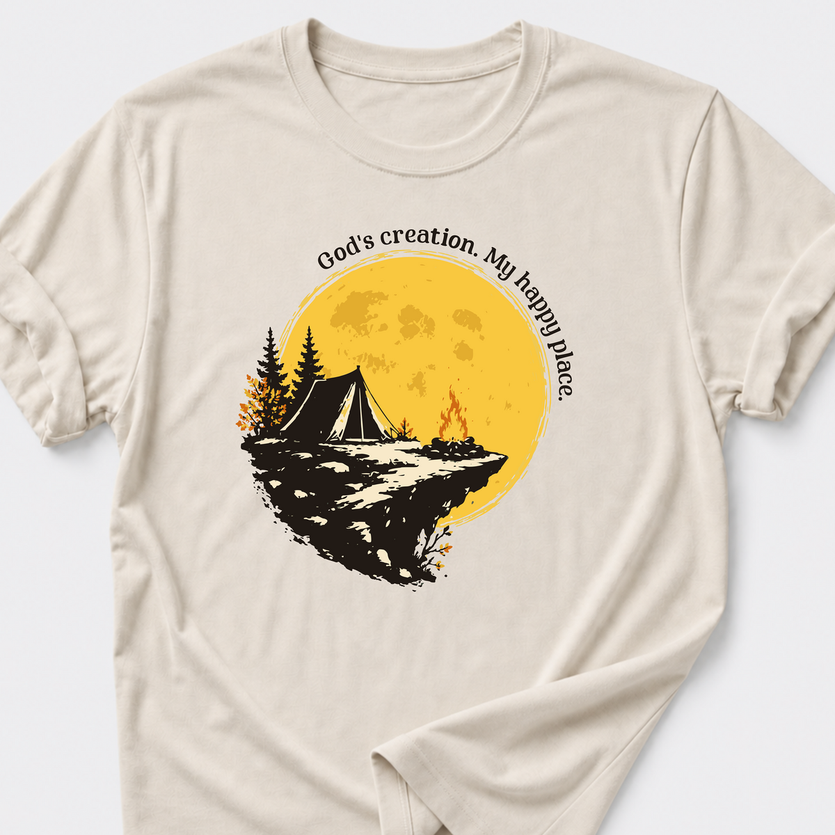 God's Creation. My Happy Place. T-Shirt
