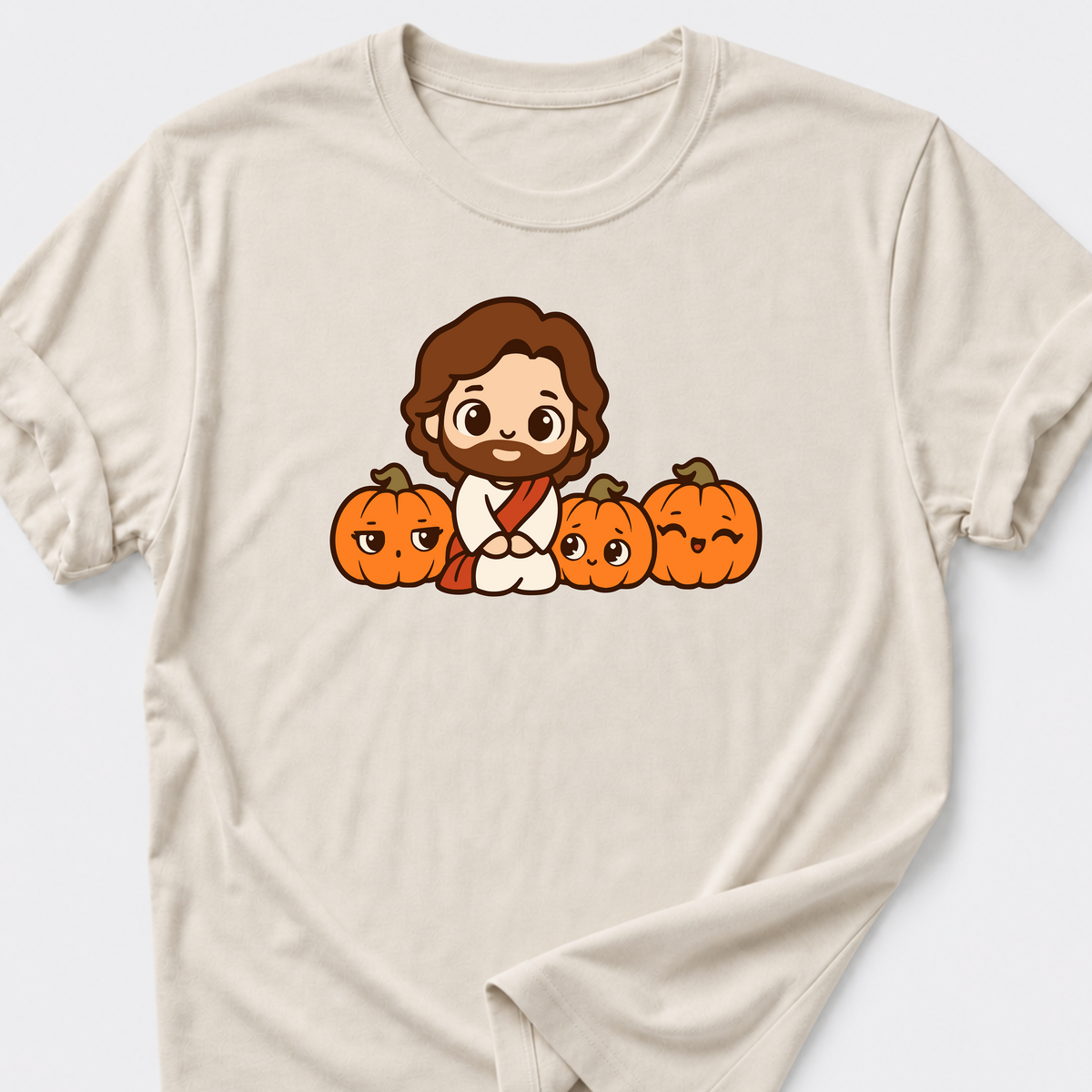 Chibi Jesus with Pumpkins T-Shirt