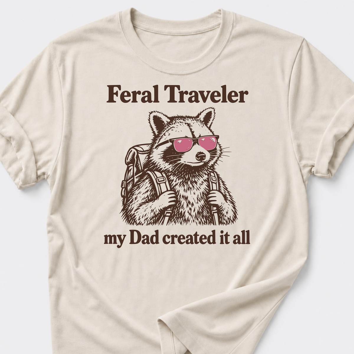 Feral Traveler • Raccoon T-Shirt