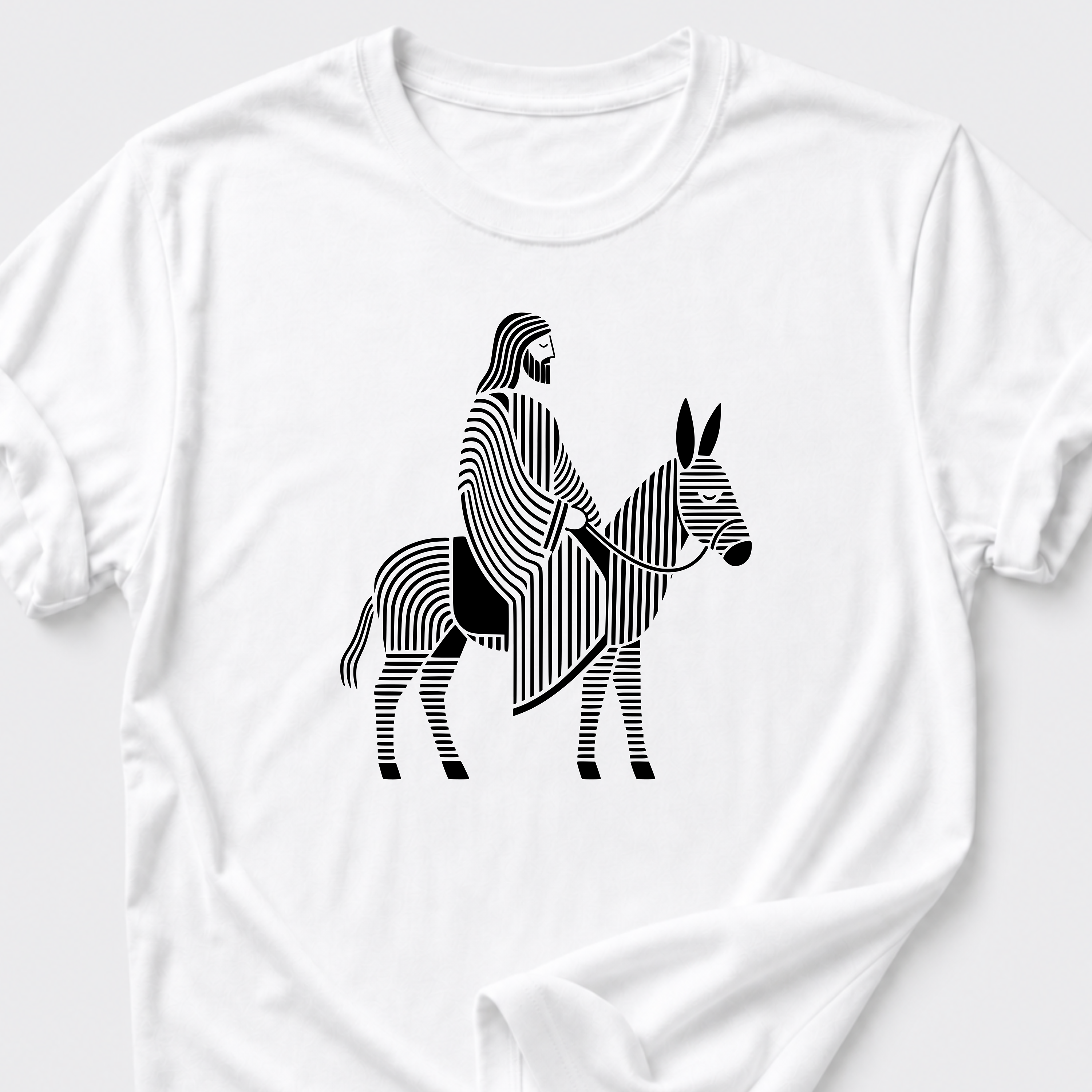 Jesus on Donkey T-Shirt