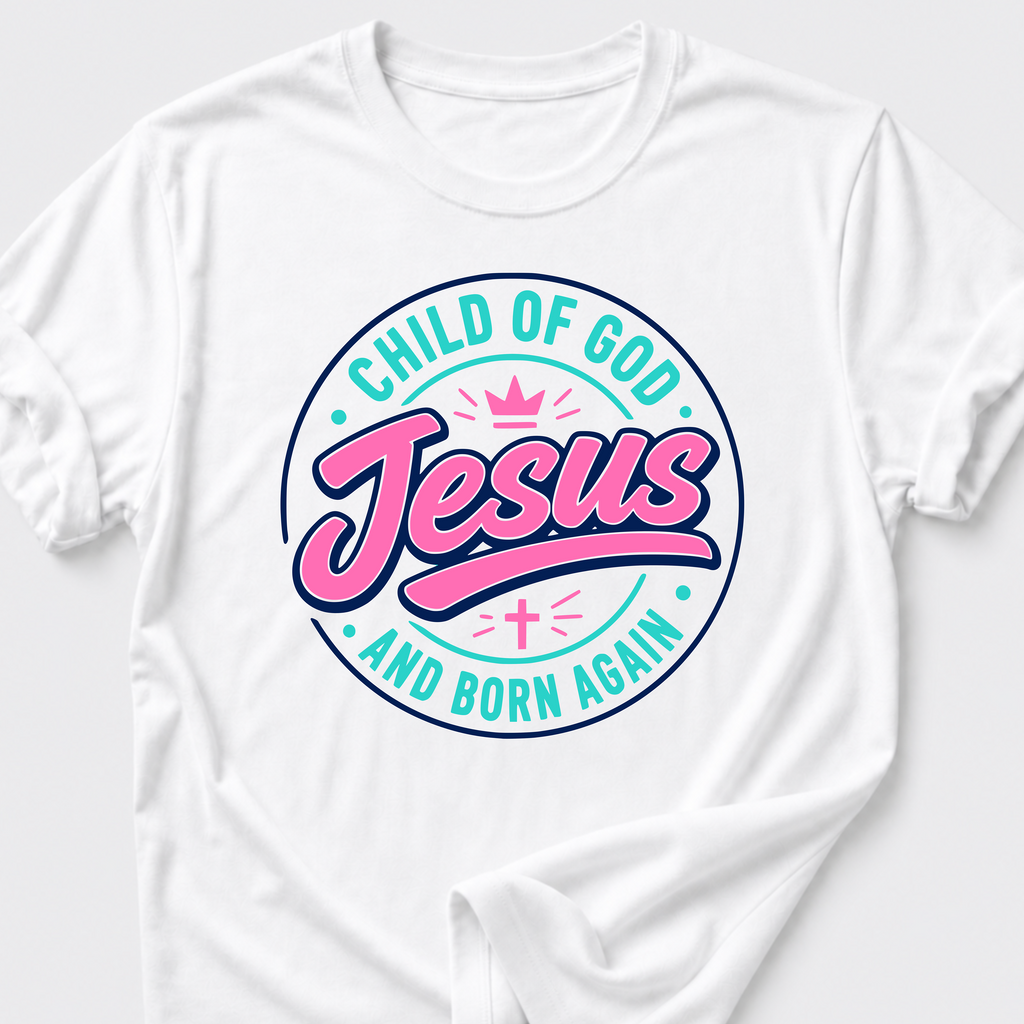 Jesus T-Shirt • Child of God and Born Again
