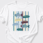 God Provides with Two Fish and Five Loaves T-Shirt