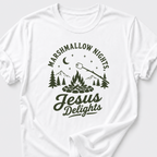 Marshmallow Nights • Jesus Delights T-Shirt