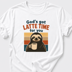 Latte Time • Sloth T-Shirt