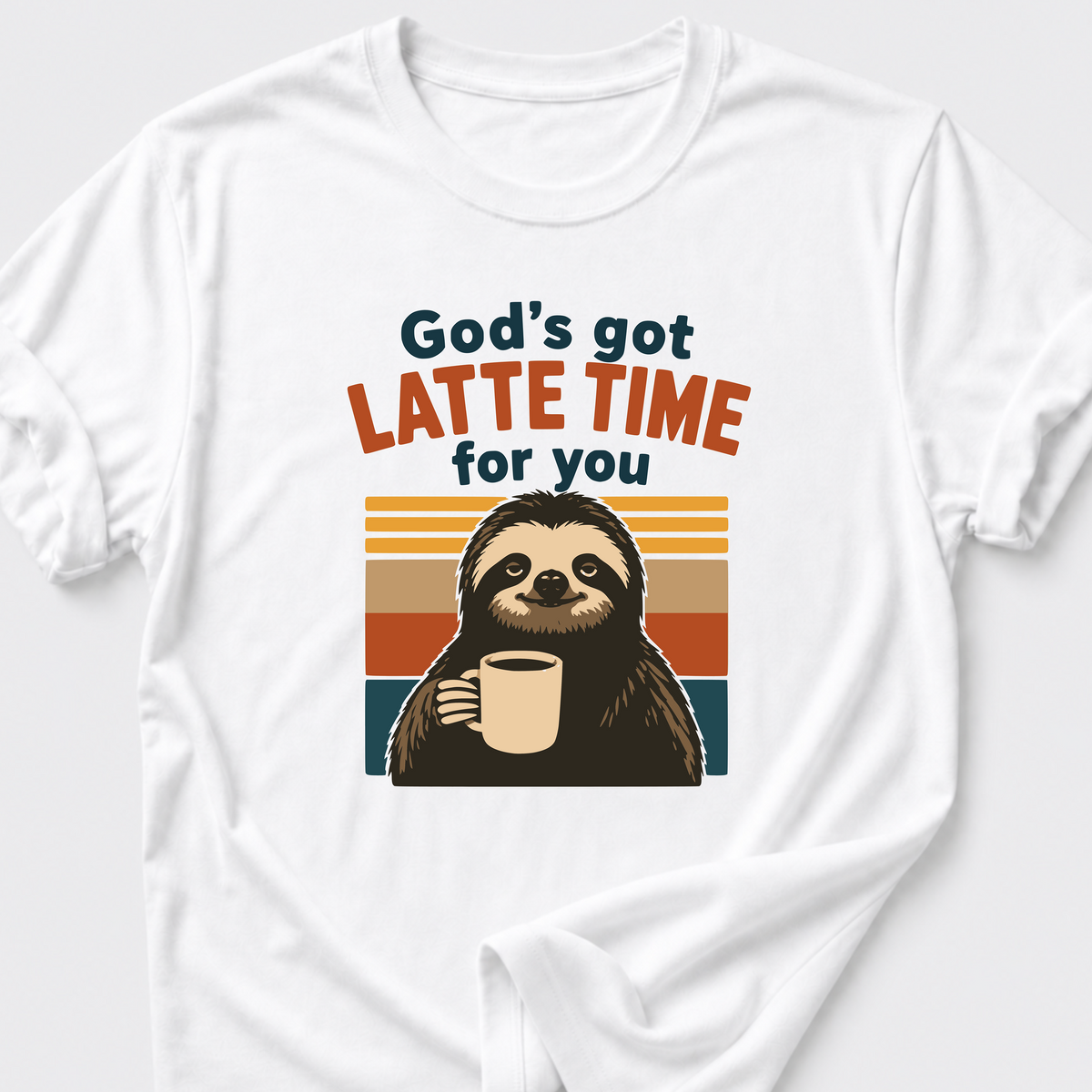 Latte Time • Sloth T-Shirt