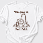 Winging It • Cat T-Shirt
