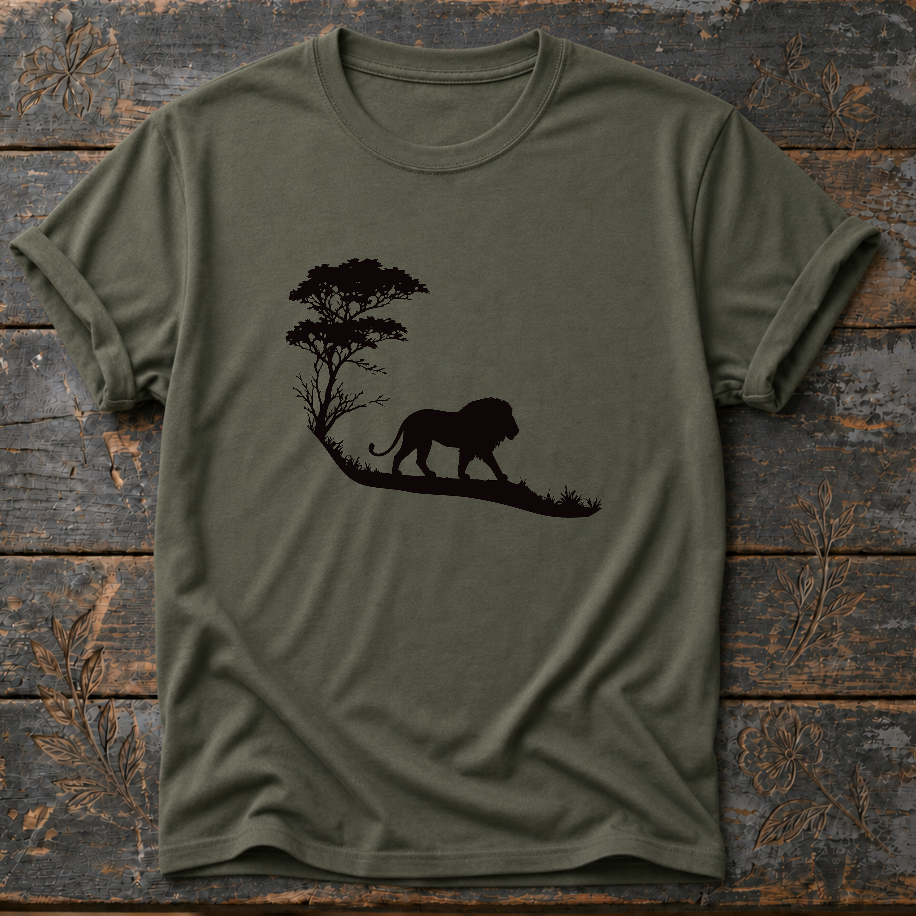 Lion Walking T-Shirt